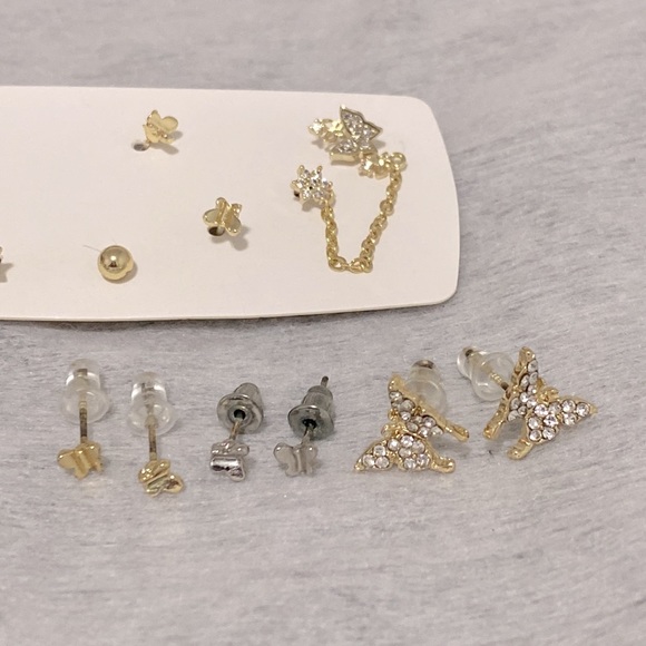 Lot: Butterfly earrings - Picture 2 of 11